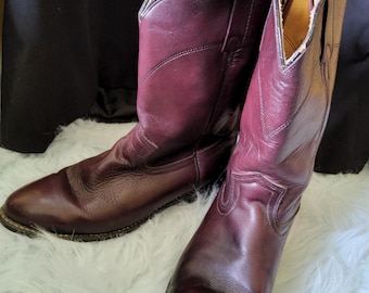 10 1/2 D Acme Circle A Roper Pull on Riding Cowboy Western 