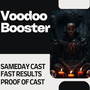 Limitless POWER VOODOO BOOSTER Spell | Spell Amplifier | Spell Accelerator | Witchcraft Enhancer | Limit Breaker | Power Surge