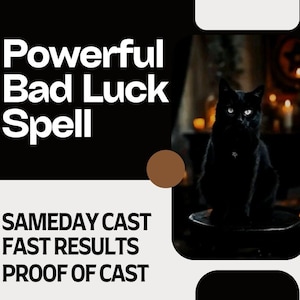 EVERLASTING BAD LUCK Spell | Extreme Misfortune | Relentless Hex | Ruin Enemy | Endless Obstacles | Dark Magic | Fate Reversal