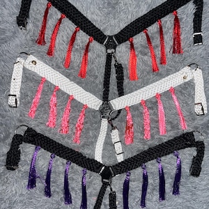 Muletape Breastcollar with fringe