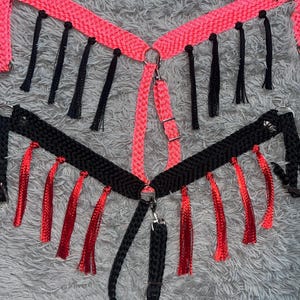 Muletape Breastcollar with fringe