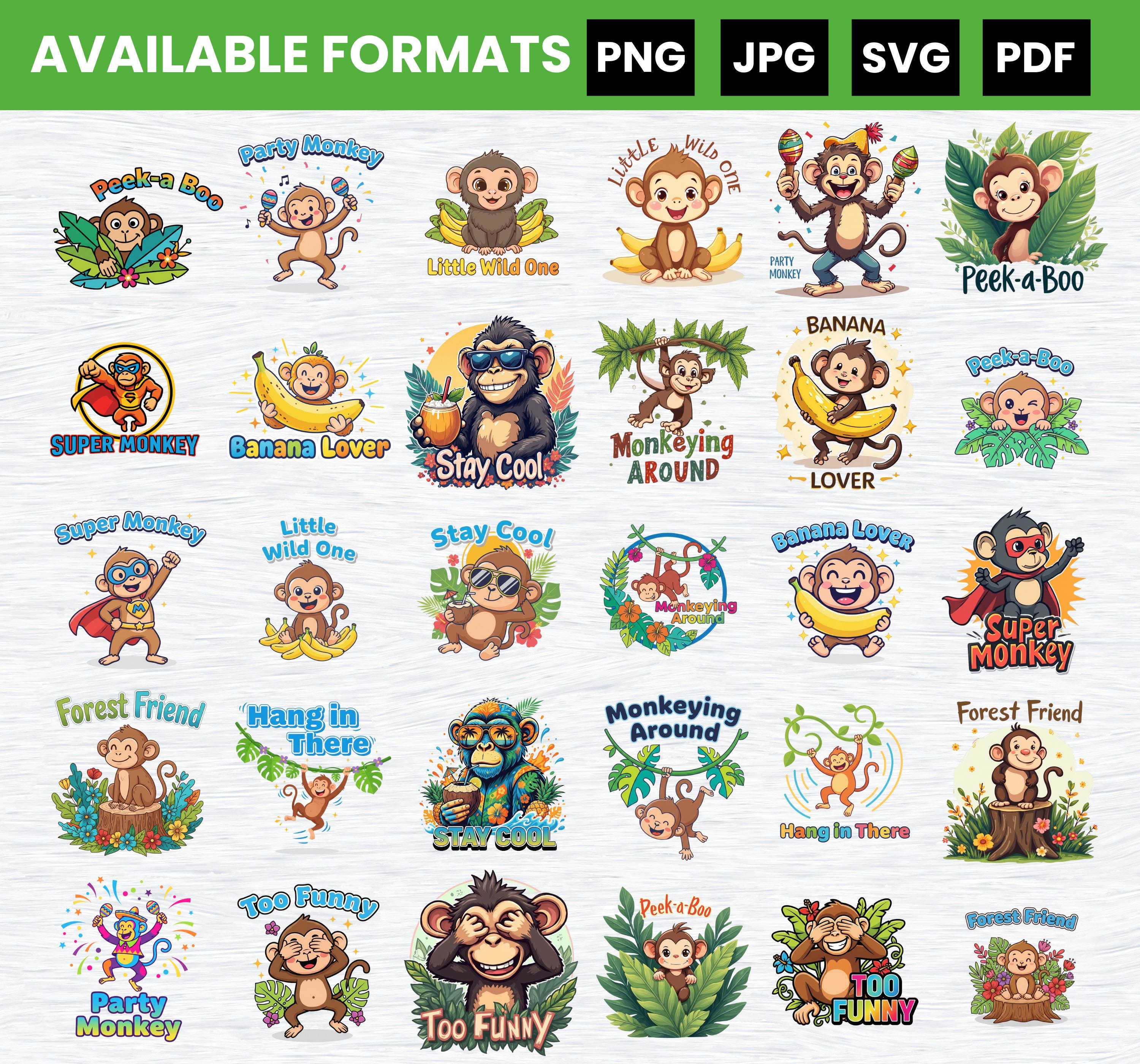 Monkey SVG | Funny Monkey SVG | Cute Monkey Face Svg | Sock Monkey PNG ...