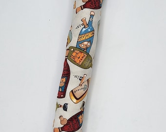 Kickstick cat toy with organic catnip and crinkle fabric