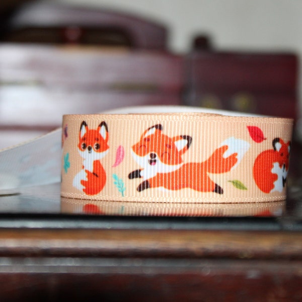 Cinta Grosgrain Fox Melocotón