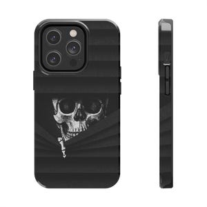 Skull Tough Phone Cases - Edgy Design, Protective Cover, Unique Gift for Halloween, Trendy Accessories, man phone case, iphone 16 15 14 case
