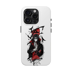 Étui pour téléphone Itachi Uchiwa, étui pour téléphone naruto, étui pour téléphone anime, étui pour iphone 16 15 14 13 12 11 pro max plus, étui pour samsung s24 s23 s22 s21