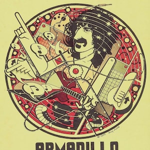 Frank Zappa 1977 Concert Poster 13x19