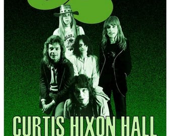Yes Concert Poster - Curtis Hixon Hall - Tampa, Florida September 16, 1972 -  13"x19"