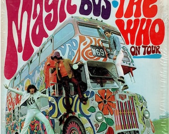 The Who - Magic Bus On Tour 1967 Vinyl Record LP M+ w Plastic Wrap