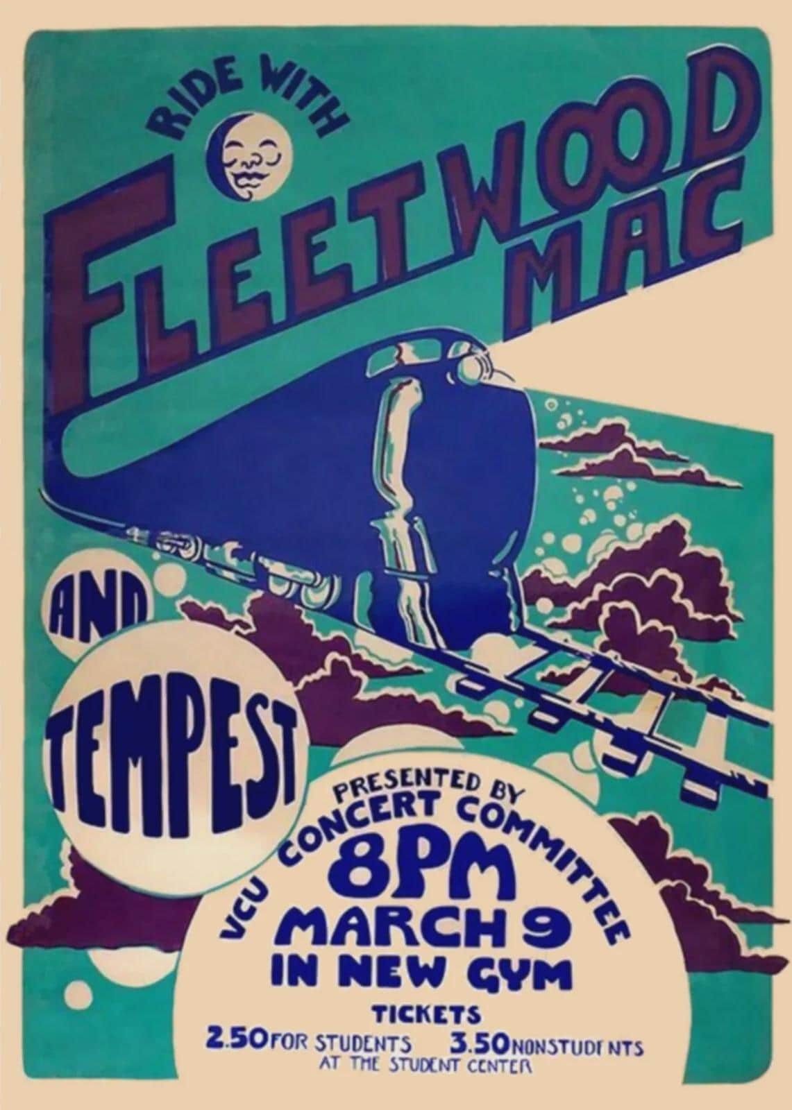 1973 Concert Poster - Etsy