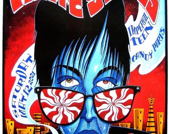 White Stripes Concert Poster May 12, 2001 The Fillmore, San Francisco 13"x19"