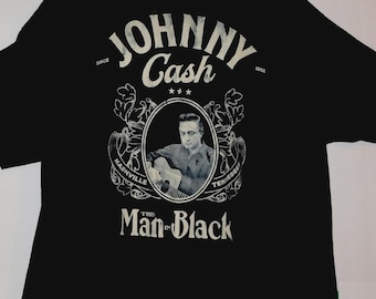 Johnny Cash - Man In Black T-Shirt - New - Never Worn X-Large