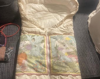 Vintage Bunting Sleeper for Stroller- Peter Rabbit Beatrix Potter