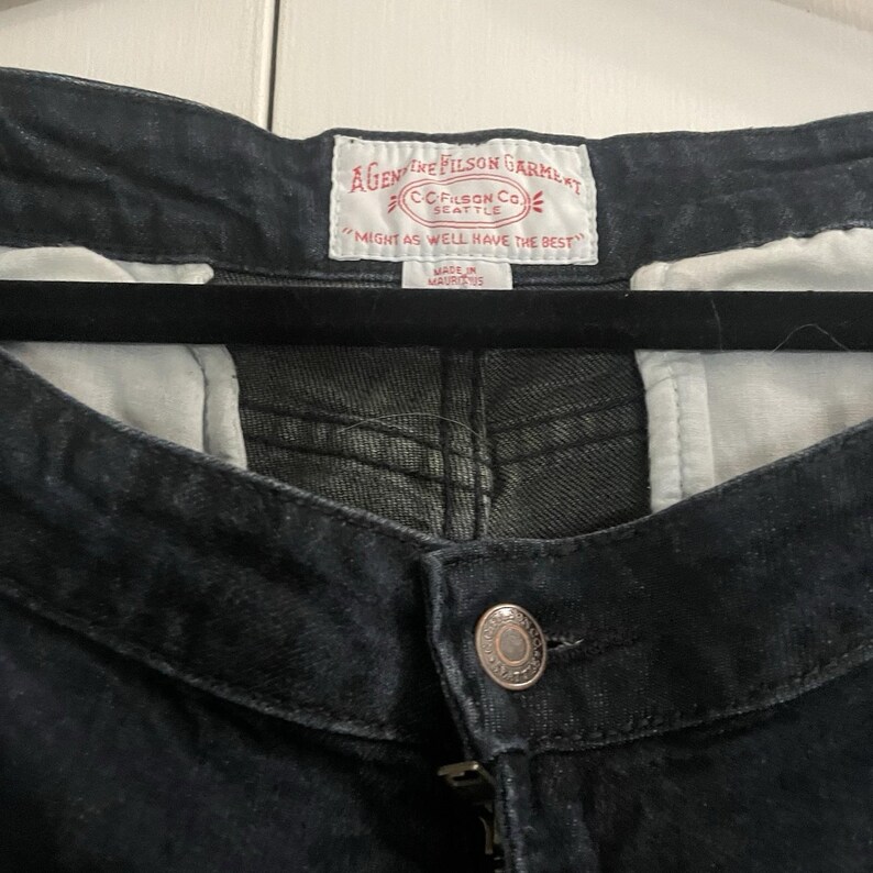 Vintage C.C. Filson Size 14 Denim Blue Jeans Straight Leg EUC 画像 2