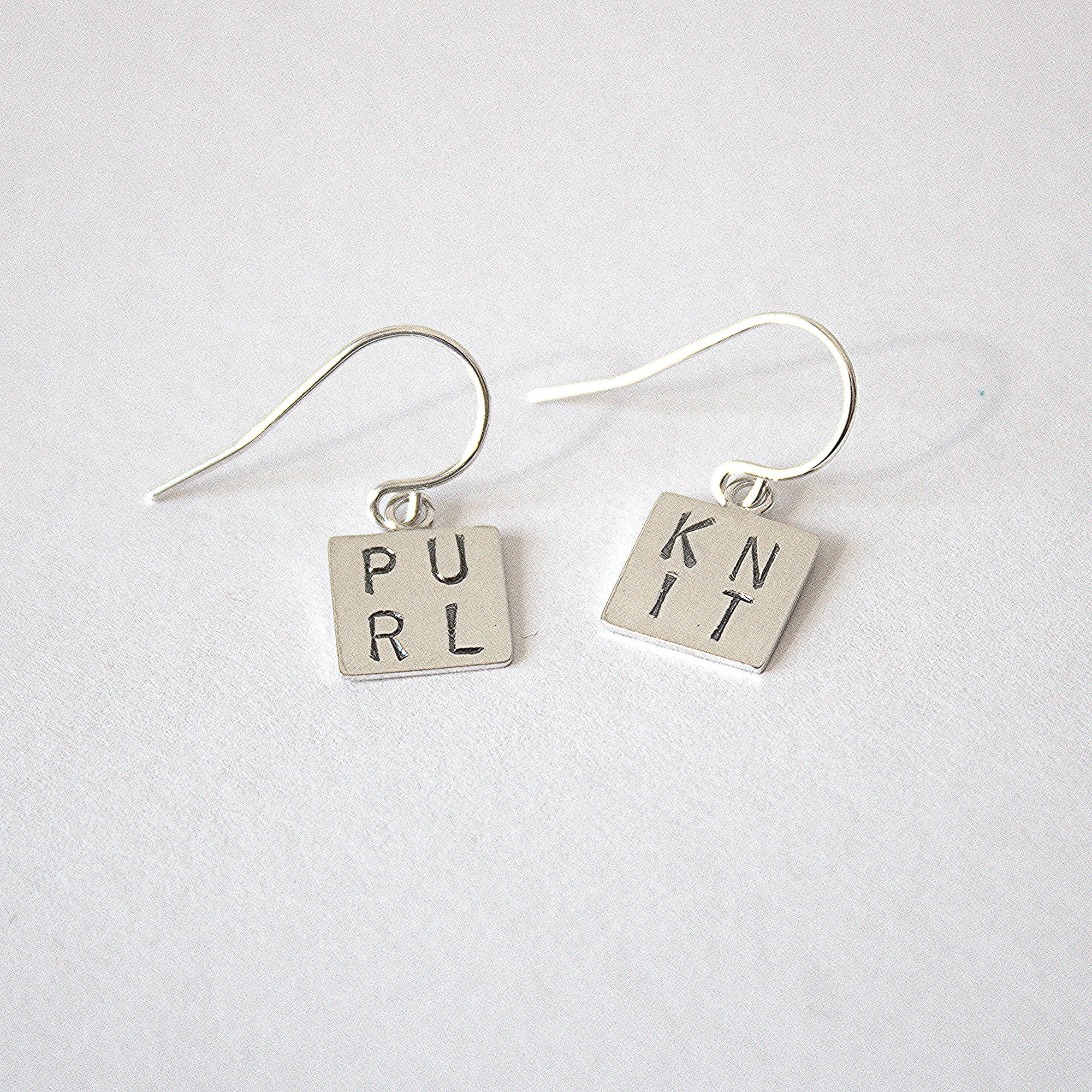 Knitting Earrings - Thumbnail 2