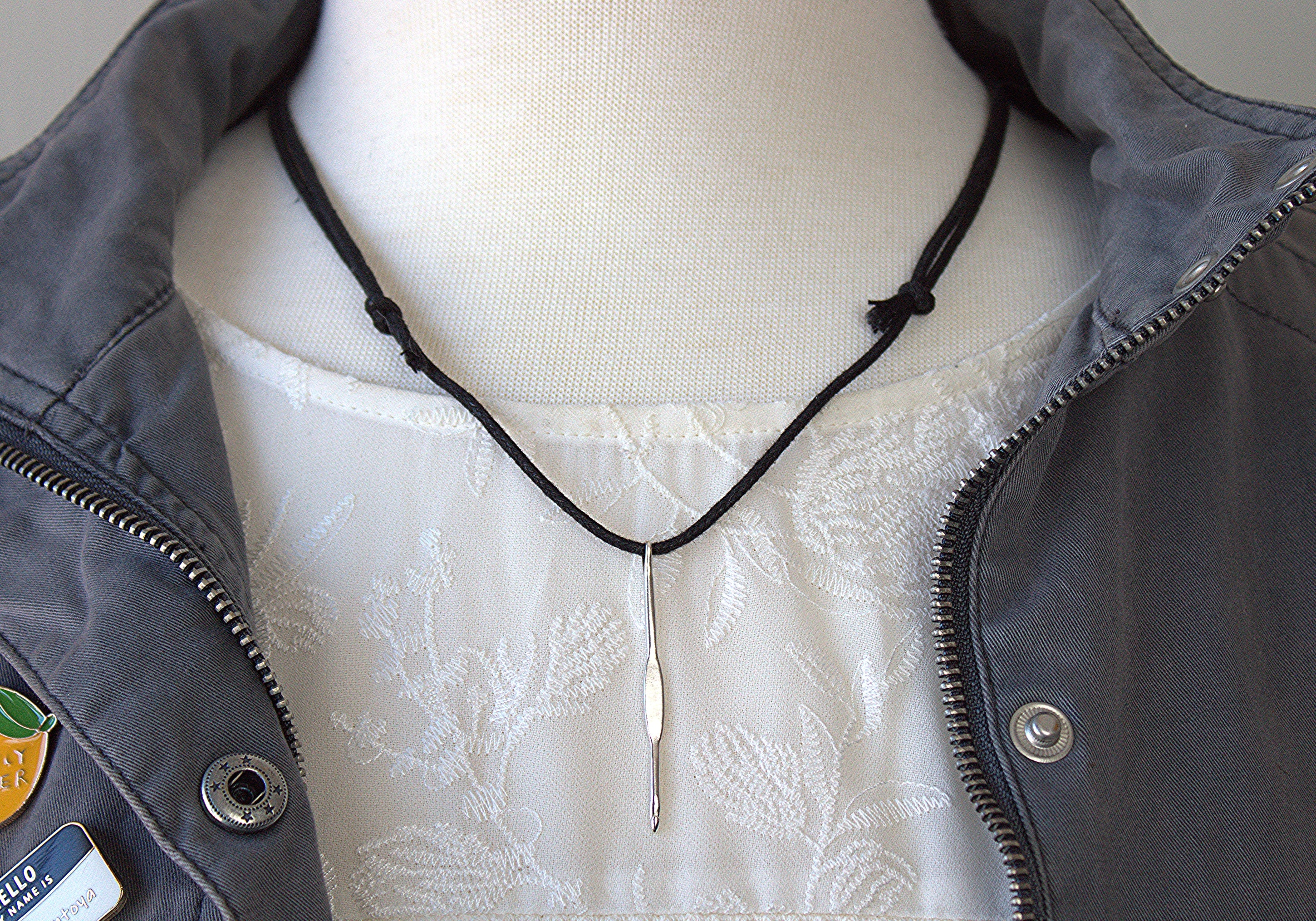 Tiny Crochet Hook Pendant - Thumbnail 6