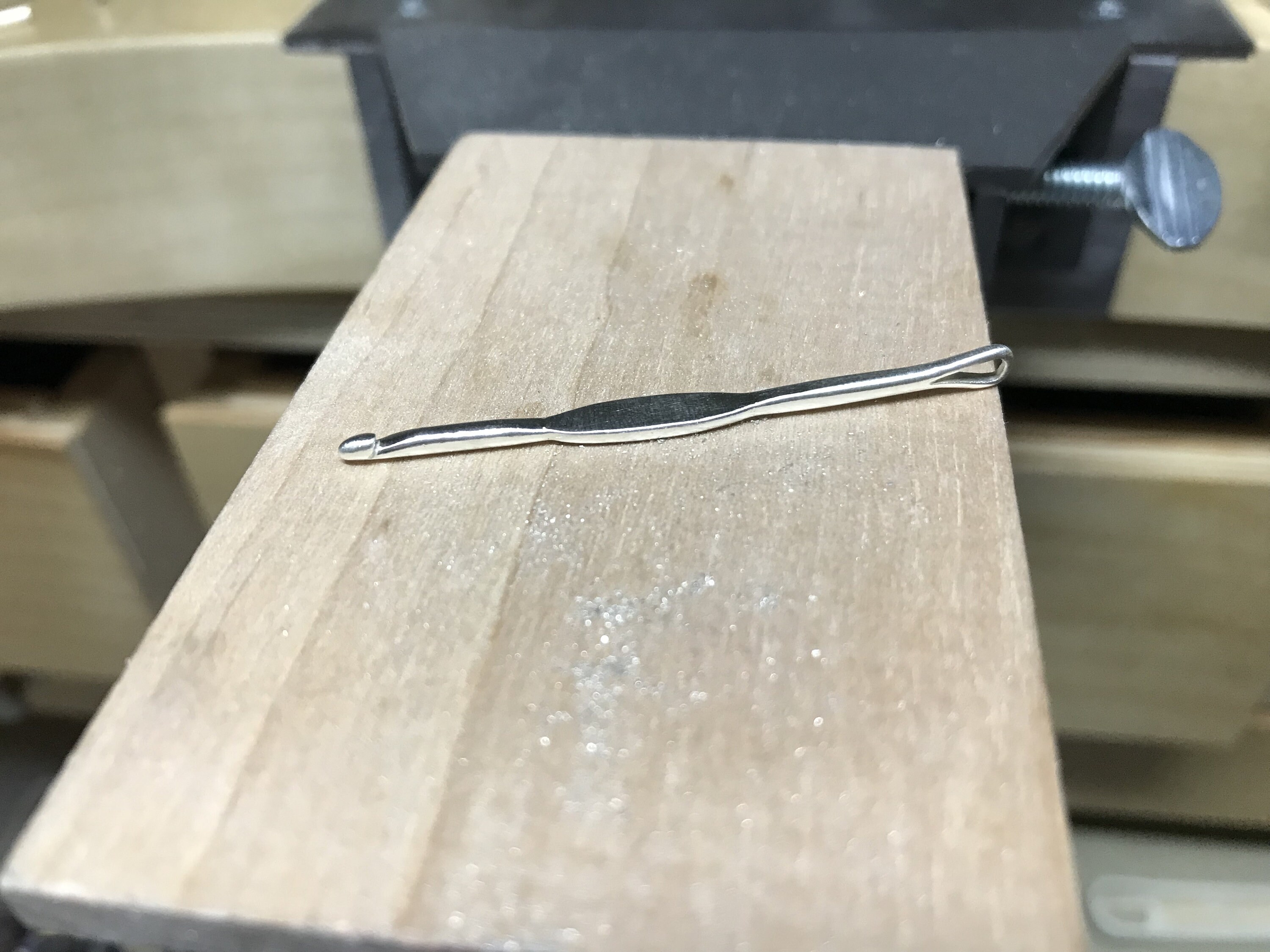 Tiny Crochet Hook Pendant - Thumbnail 5