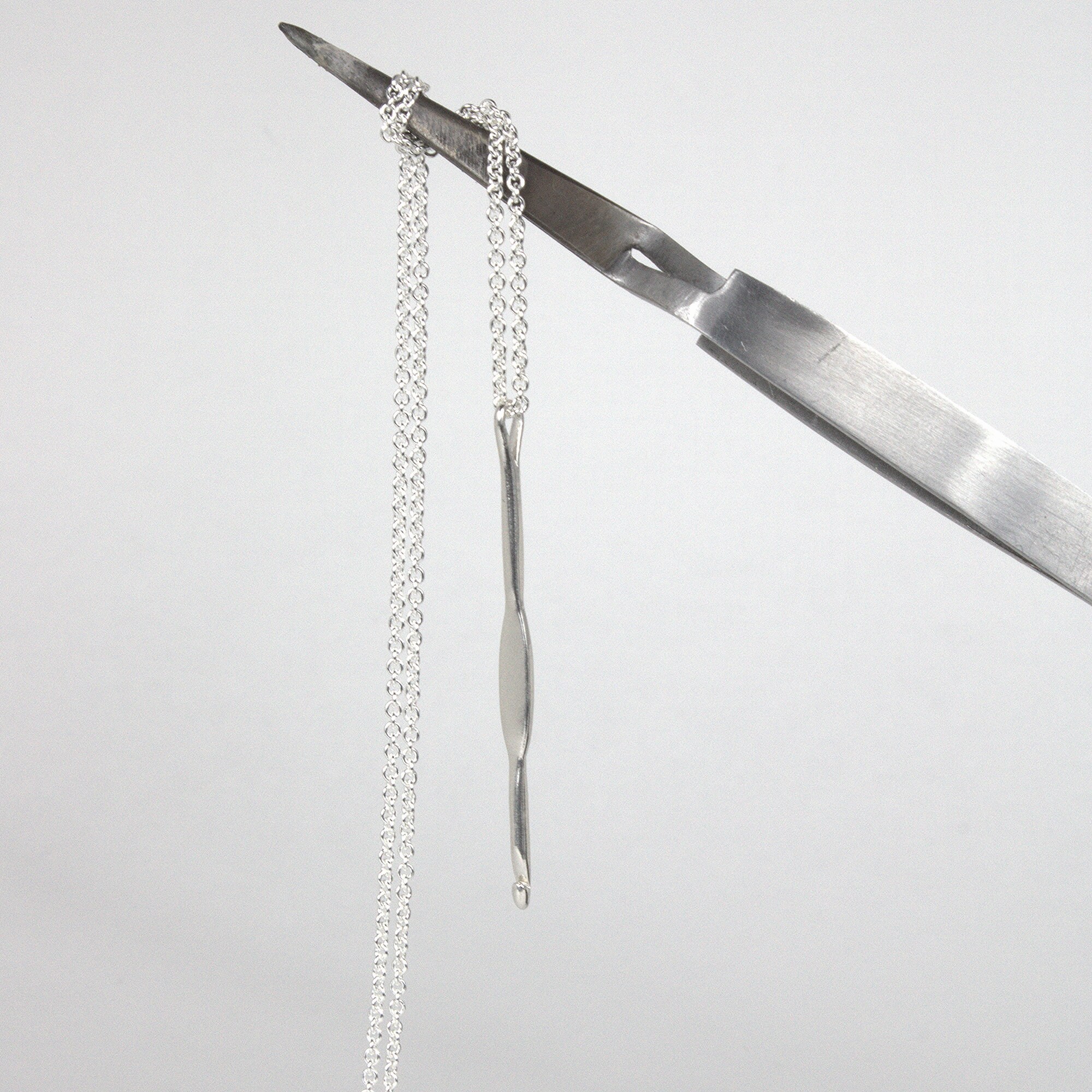 Tiny Crochet Hook Pendant - Thumbnail 7