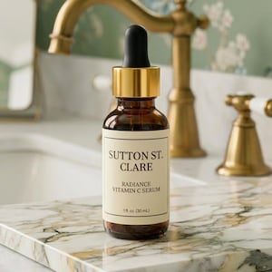 Radiance Vitamin C Serum für empfindliche Haut | sanftes Gesichtsöl | Aufhellung, Plumps, Hydrate | Anti-Aging Gesichtspflege für die reife Haut