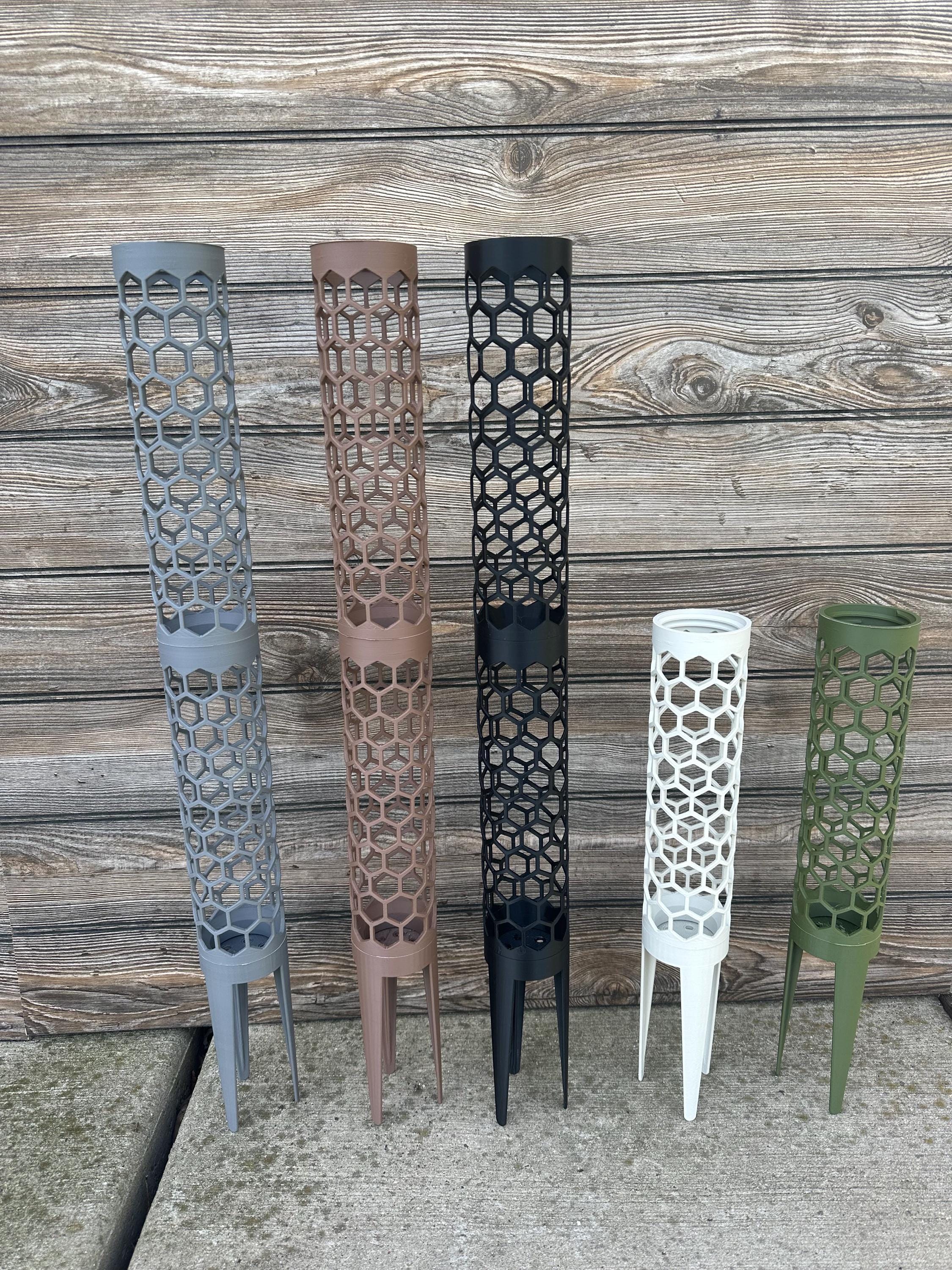 Moss Pole, 3D Printed Moss Pole, Honeycomb Pole, Stackable Moss Pole , plant support , plant accessories , plant supplies , plants