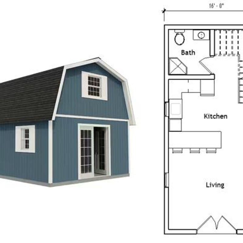 14 X 32 Cabin Floor Plans