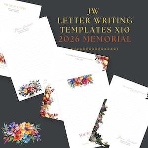 Invitación conmemorativa imprimible para el 2026 / Plantilla para escribir cartas conmemorativas / Papelería rayada A4 / Descarga digital