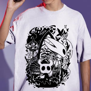 Hollow Knight T-Shirt, Gaming Hollow Knight Tee, Indie Game Shirt, Gamer Gift Shirt, Hollow Knight Merch, Metroidvania Shirt, Video Game Tee
