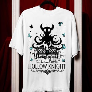 Hollow Knight T-Shirt, Gaming Hollow Knight Tee, Indie Game Shirt, Gamer Gift Shirt, Hollow Knight Merch, Metroidvania Shirt, Video Game Tee