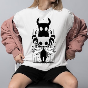 Hollow Knight T-Shirt, Gaming Hollow Knight Tee, Indie Game Shirt, Gamer Gift Shirt, Hollow Knight Merch, Metroidvania Shirt, Video Game Tee