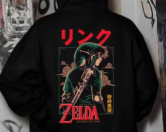 Camiseta de videojuego de héroe de fantasía, sudadera verde de aventurero, sudadera con capucha de búsqueda mágica, regalo para gamers