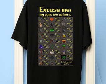 Old School RuneScape Shirt, OSRS Gamer Tee, Retro Gamer Nostalgia, Classic Game T-Shirt