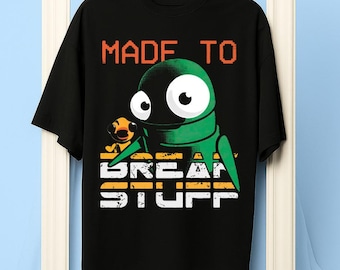 Camiseta inspirada en el juego R.E.P.O., camiseta de jugador cooperativo de terror indie, estética de juego de supervivencia de ciencia ficción oscura, regalo unisex de Repo Gaming