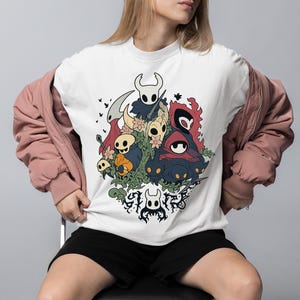 Hollow Knight T-Shirt, Gaming Hollow Knight Tee, Indie Game Shirt, Gamer Gift Shirt, Hollow Knight Merch, Metroidvania Shirt, Video Game Tee