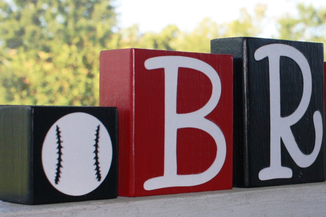 Sports Theme Baby Shower Wooden Sports Sign Baseball Baby Etsy