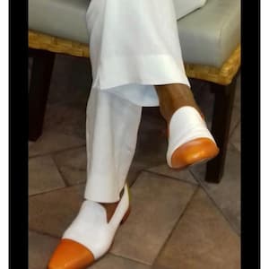 Gold and White Dress Shoes Men - Etsy