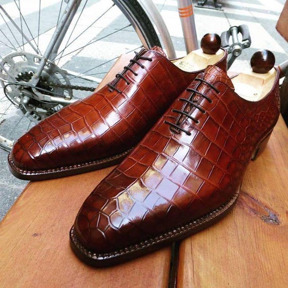 Elegant Textured Brown Oxfords Brown Oxford Dress Shoes | Lace Up Style | Just Men`s Shoes  main image 4