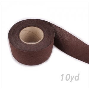 10yds Bias Linen Roll W 1 1/2 &quot; Dark Brown Color/ Fabric Bias Tapes/ Linen tapes Linen bias Fabric tape/ Cotton binding