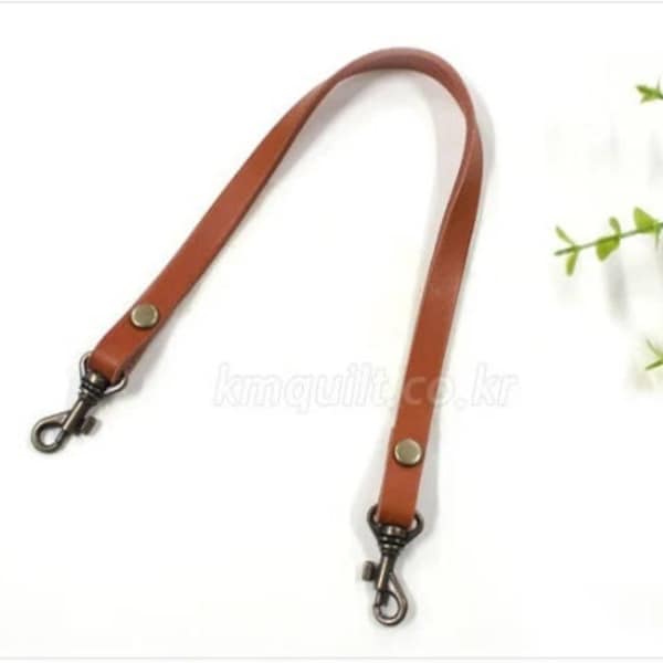 24" Leather Handles for Mini Shoulder Bag/ 62cm High Quality Leather Strap Handle 2248 / Hobo bag handle Shoulder bag handle/ Colors vary