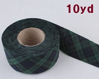 10yds Bias Cotton Roll W 1 1/2 " unfolded/ Fabric bias tapes cotton tapes Linen bias Fabric tape Cotton binding