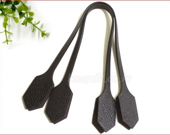 2 Leather Handles 23” (58cm) - 570-2KM/ 2pc 1pair Leather Strap Handle, Best quality simple leather handle made in South Korea