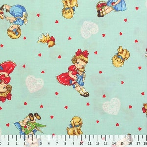 Cotton 1/2y Japan Quilt Gate fabric/ Dear Little World series/ High quality 100% cotton print half yard/ Rare items