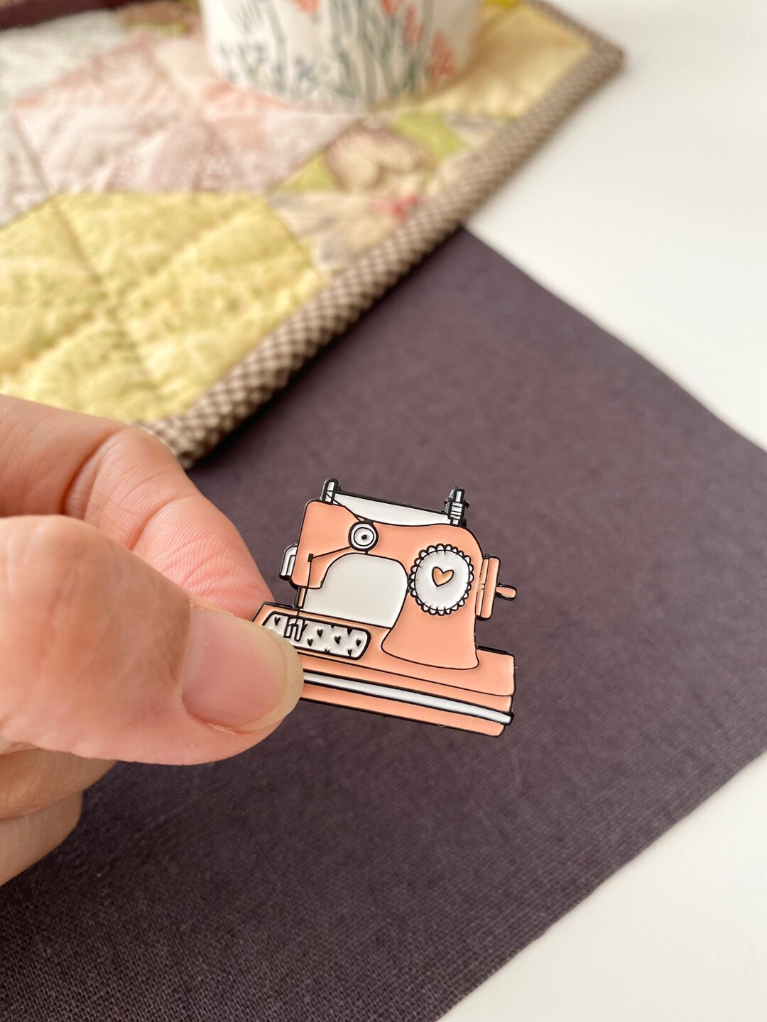 Enamel Pin for Maker/sewing Machine Pin Badge/ Sewing Lover Etsy