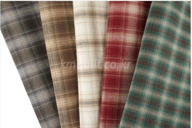 1/4y Yarn Dye Korean Cotton Fabric/ High Quality 100 Cotton Etsy