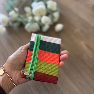 Korean Traditional Patchwork Zipper Coin Purse Traditional Korean Style Fine Quilting l Korean Souvenir