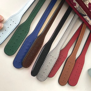 2 Leather Handles 24 60cm Soft High Quality Leather Strap Handles for bag colors vary KM6000 image 3