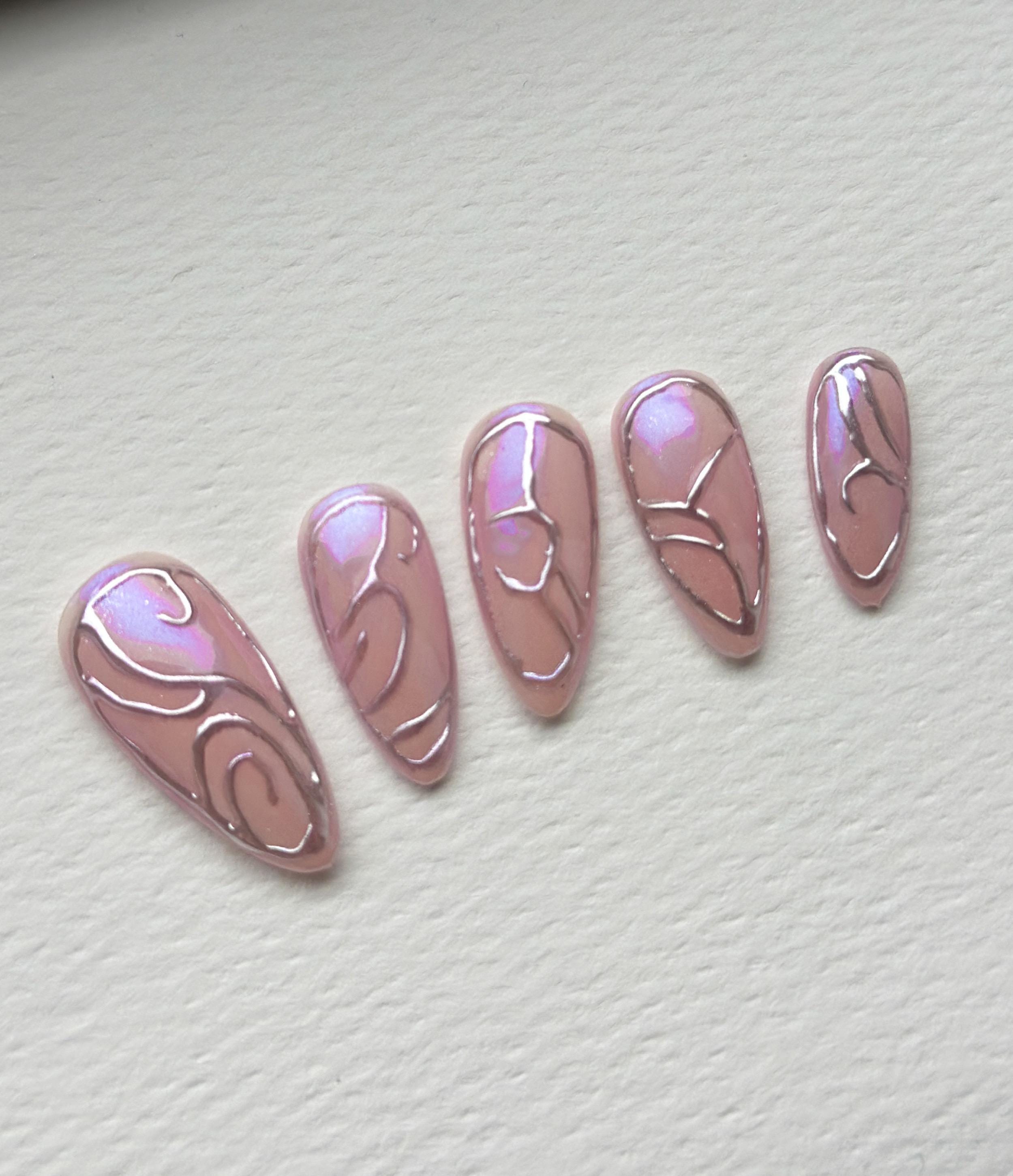 Kpop Demon Hunter Zoey's Nails\how It's Done\luxury Nails\cosplay