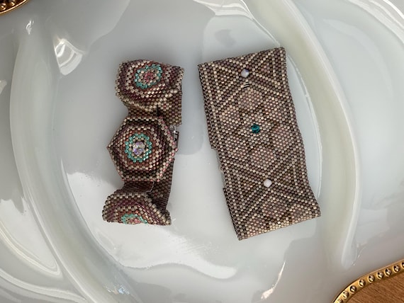 Boho Beaded Cuff Bracelet Set - image 4