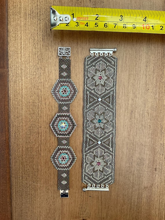 Boho Beaded Cuff Bracelet Set - image 6