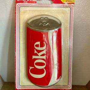 Vintage Coca-Cola Magnet//1985 Coke Can//New Old Stock//Retro Kitchen Decor//Advertising Collectible