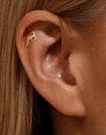 925 Sterling Silver Gold-Plated Hammerhead Shark Cartilage Stud Earring | Dainty Animal-Inspired Jewelry product logo